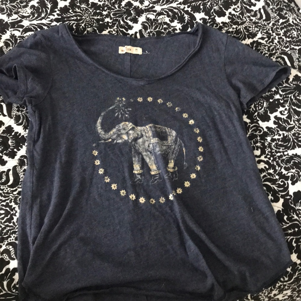 Hollister elephant tee